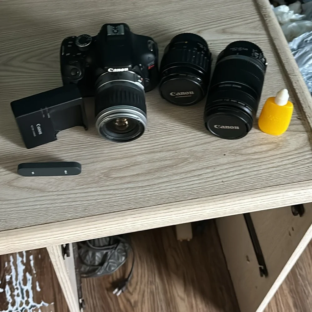 Canon photography camera.